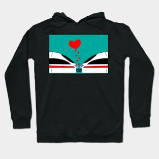 Trains In Love Valentine's Day Hoodie